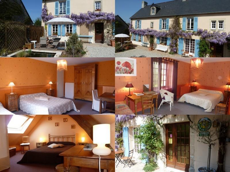 Les Volets Bleus Bed & Breakfast Saint-Martin-des-Entrées Exterior foto