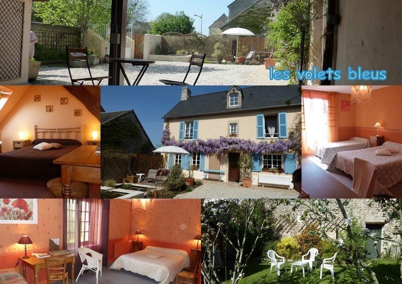 Les Volets Bleus Bed & Breakfast Saint-Martin-des-Entrées Exterior foto