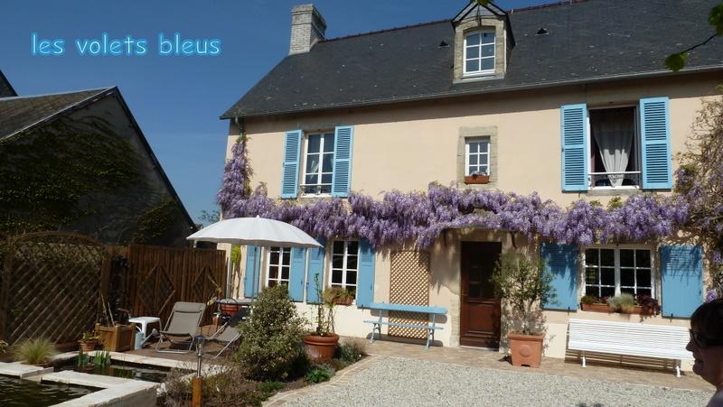 Les Volets Bleus Bed & Breakfast Saint-Martin-des-Entrées Exterior foto